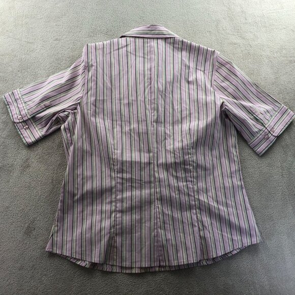 2 Old Navy Women Shirt XL Lot Of Two Vintage Casual Short Sleeve Perfect Stretch - Picture 4 of 13